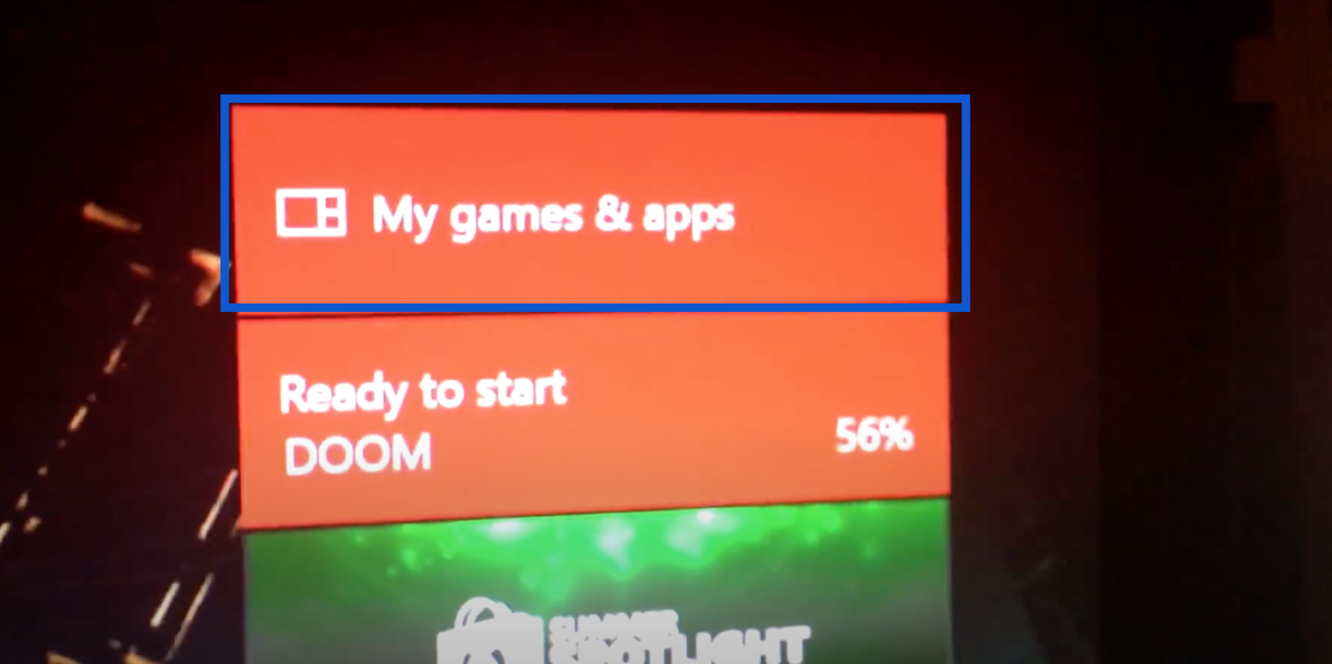 My games & apps in Xbox