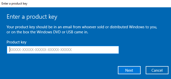 Solve the annoying 0xc004f050 by 'Enter a product key ' window
