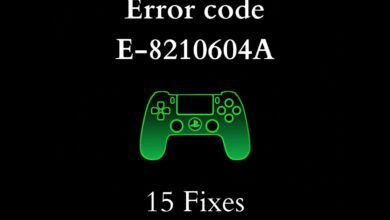 Error code E-8210604A