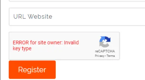ERROR for site owner: Invalid Key Type solved