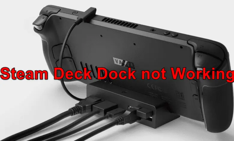 Steam Deck Dock not Working