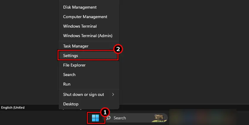 Open Windows Settings to troubleshoot Discord Mic not working