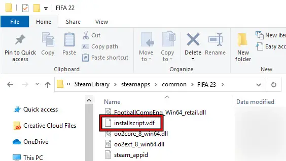 Open InstallScript.VDF File in Notepad