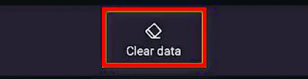 Click clear data