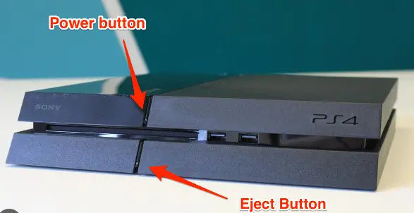 eject button on console