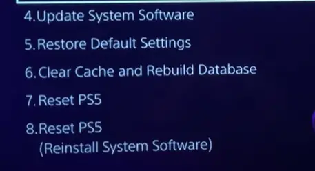 How to clear cache in PS5. 