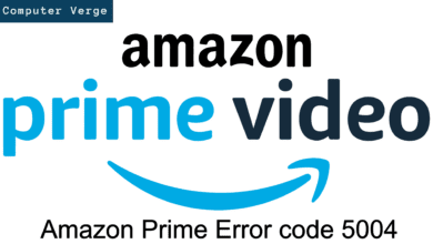 Amazon Prime Error code 5004.