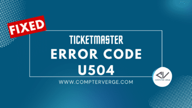 Ticketmaster error code u504 fixed