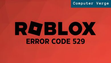 Roblox Error Code 529.