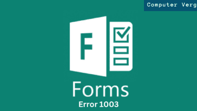 How to Fix Microsoft Forms Error 1003