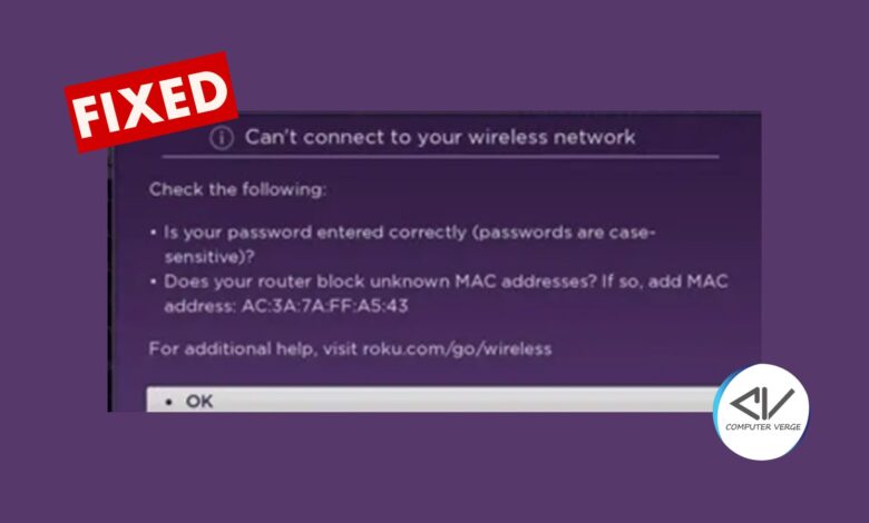 The Roku error code 014.40 that occurs when the system cannot connect to the internet.