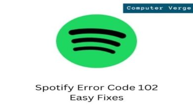 Spotify Error 102 that occurs due to impropper communication between spotfy and its servers.
