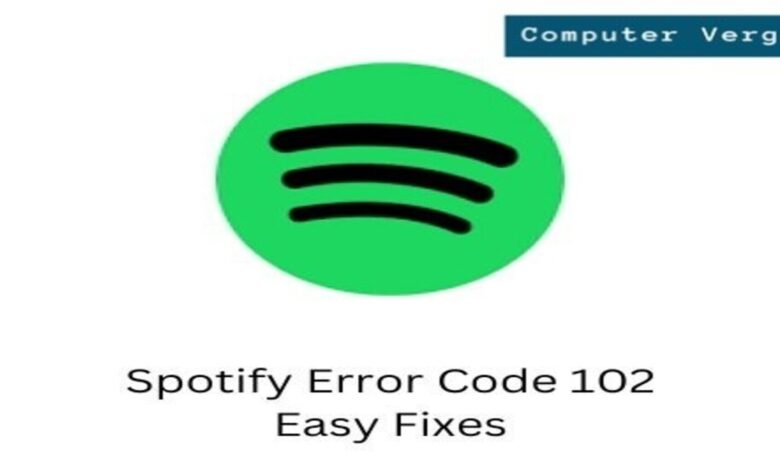 Spotify Error 102 that occurs due to impropper communication between spotfy and its servers.
