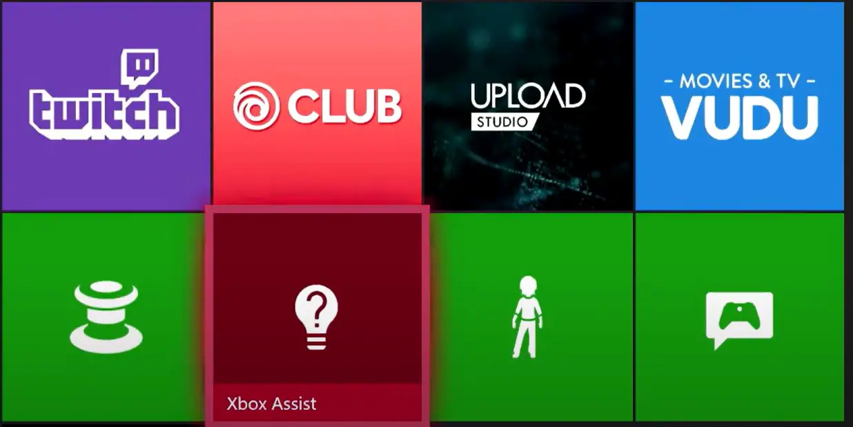 Open Xbox Assist from list of all apps or games