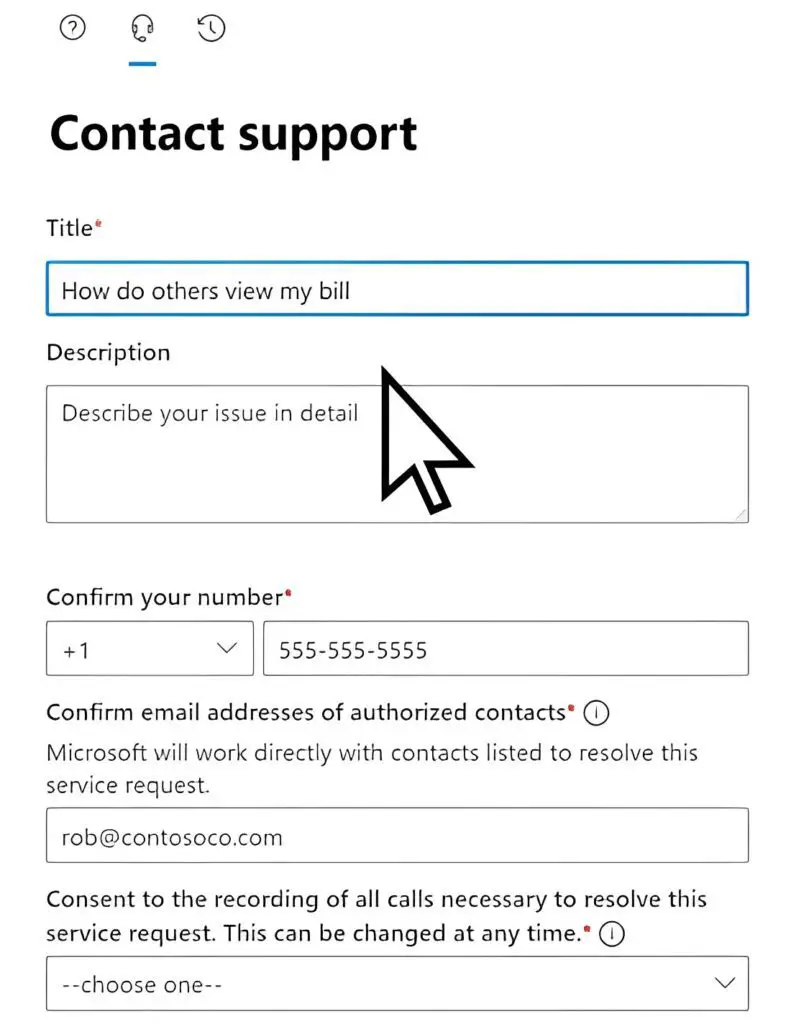 Contact support
