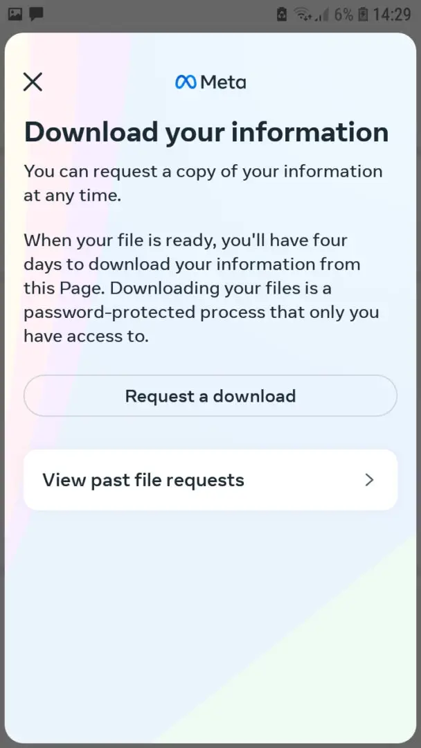 Request download in order to get rid of the error at hand