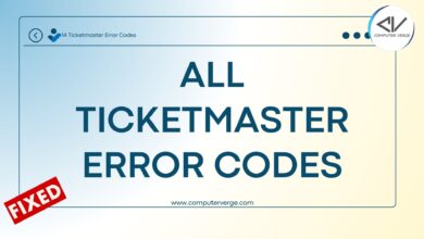 All Ticketmaster error codes