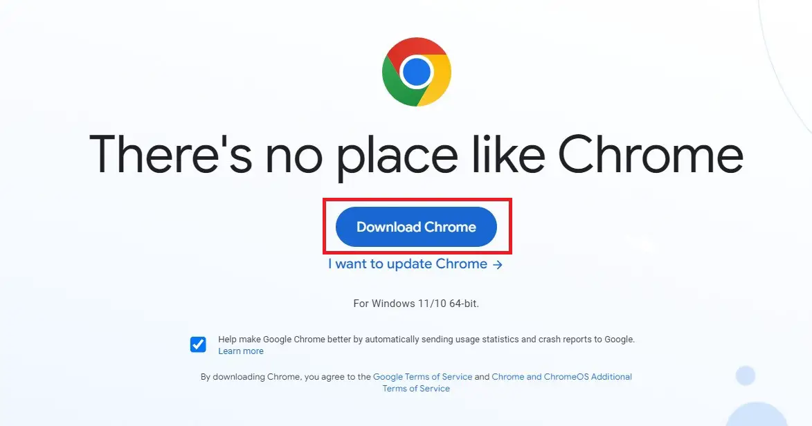 Download the latest version of Google Chrome.