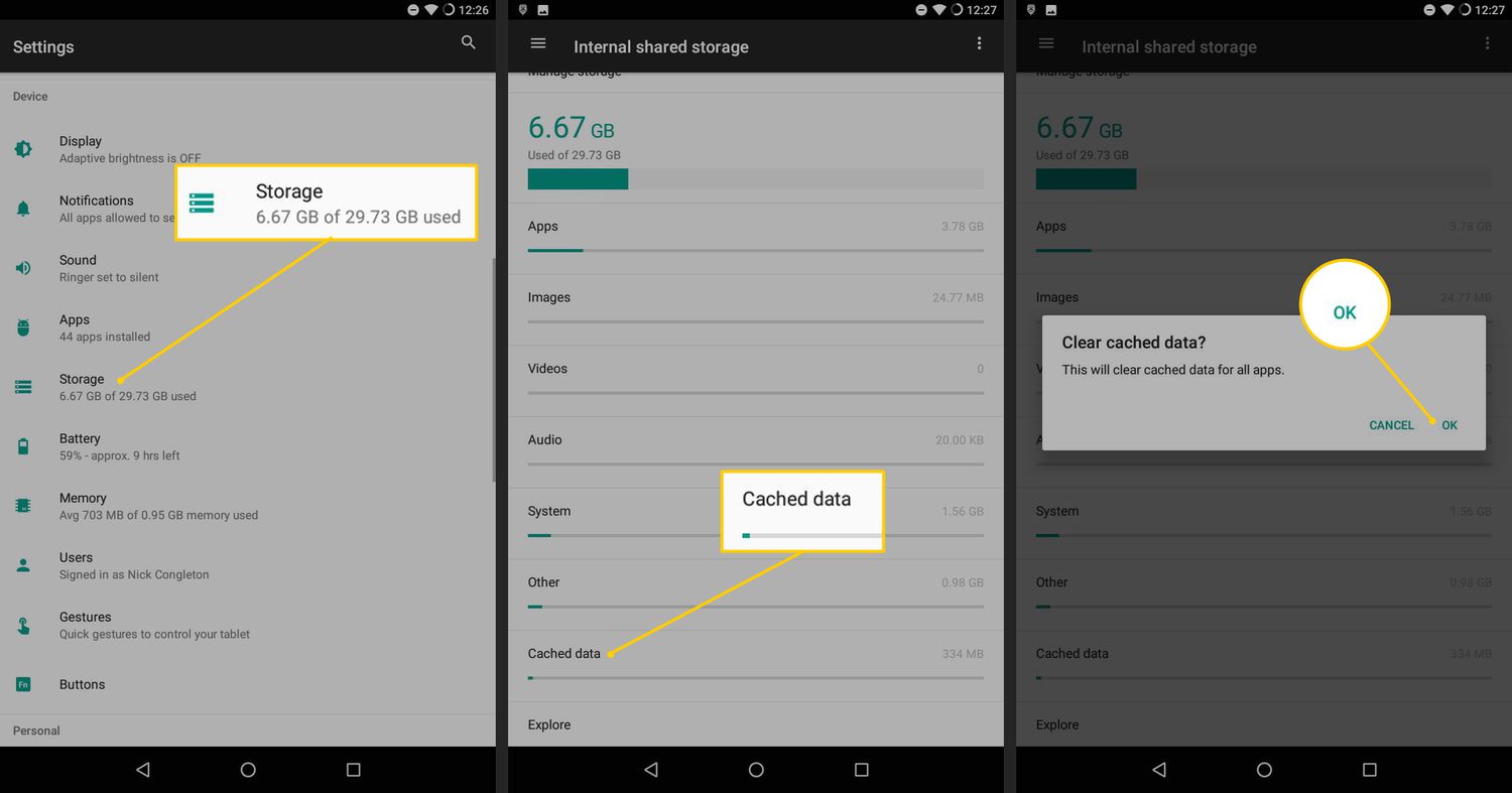A step by step guide on how to clear your cache on your android device