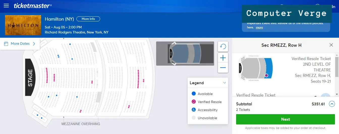 purchasing ticket on ticketmaster to see ticketmaster vs axs