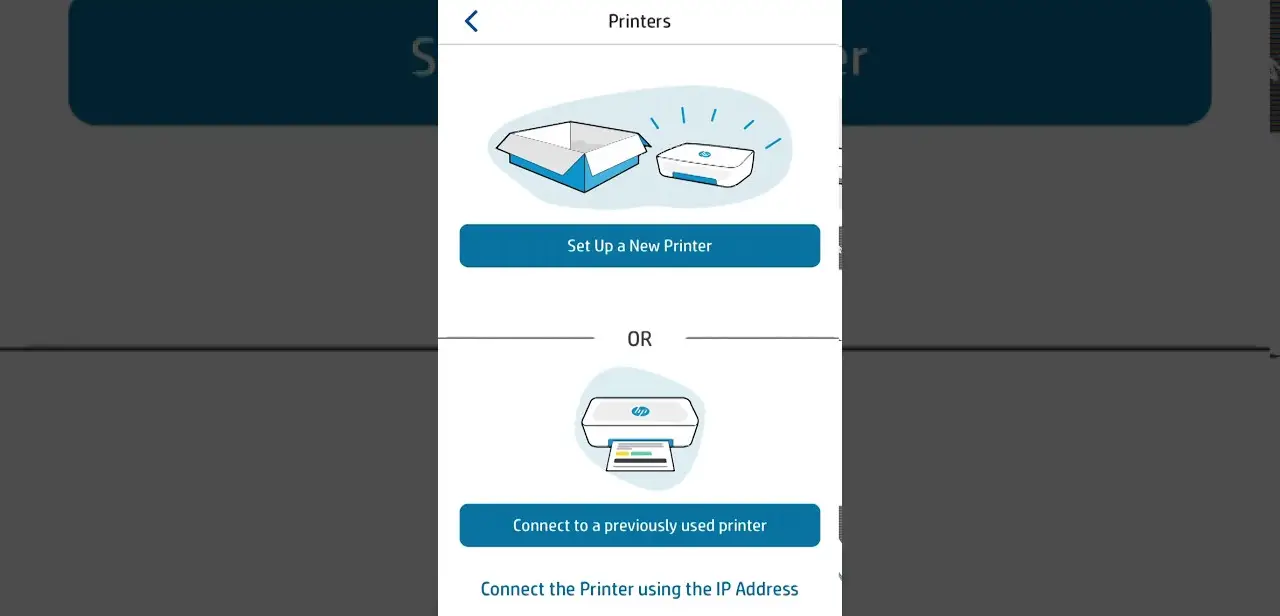 Add a Printer into the HP Smart App