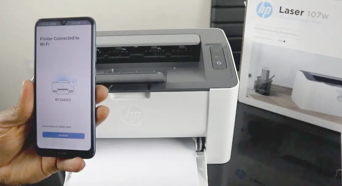 Connect the Phone or System to the Printer Wi-Fi