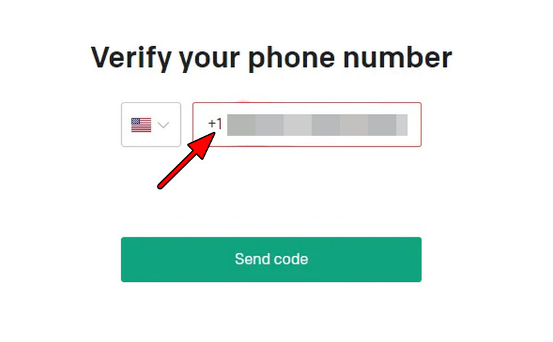Add Country Code Before the Number on the ChantGPT SMS Sending Screen