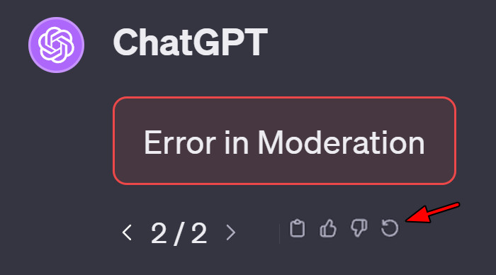 Retry the Prompt in the ChatGPT