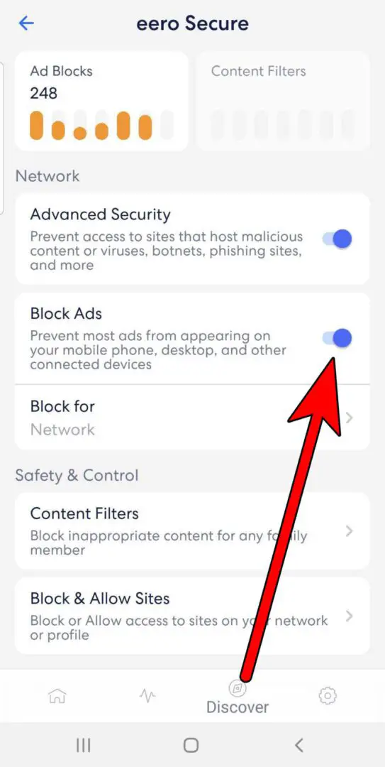 Disable Block Ads for the EERO Router